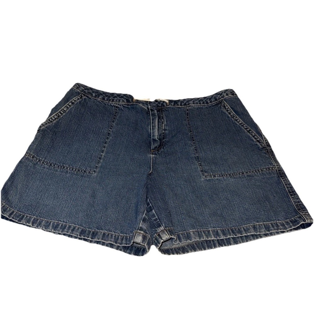 OLD‎ NAVY WOMEN'S SIZE 14 JEAN SHORTS DRAWSTRING